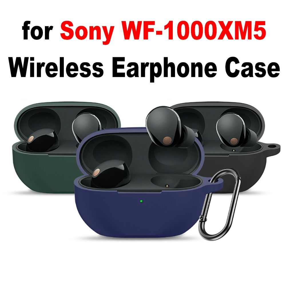 Sony Headphone Wf-1000Xm5 - シリコンショックプルーフヘッドフォンカバー,ワイヤレスイヤホンカバー,Bluetooth,ソフトヘッドフォン保護,WF-1000XM5