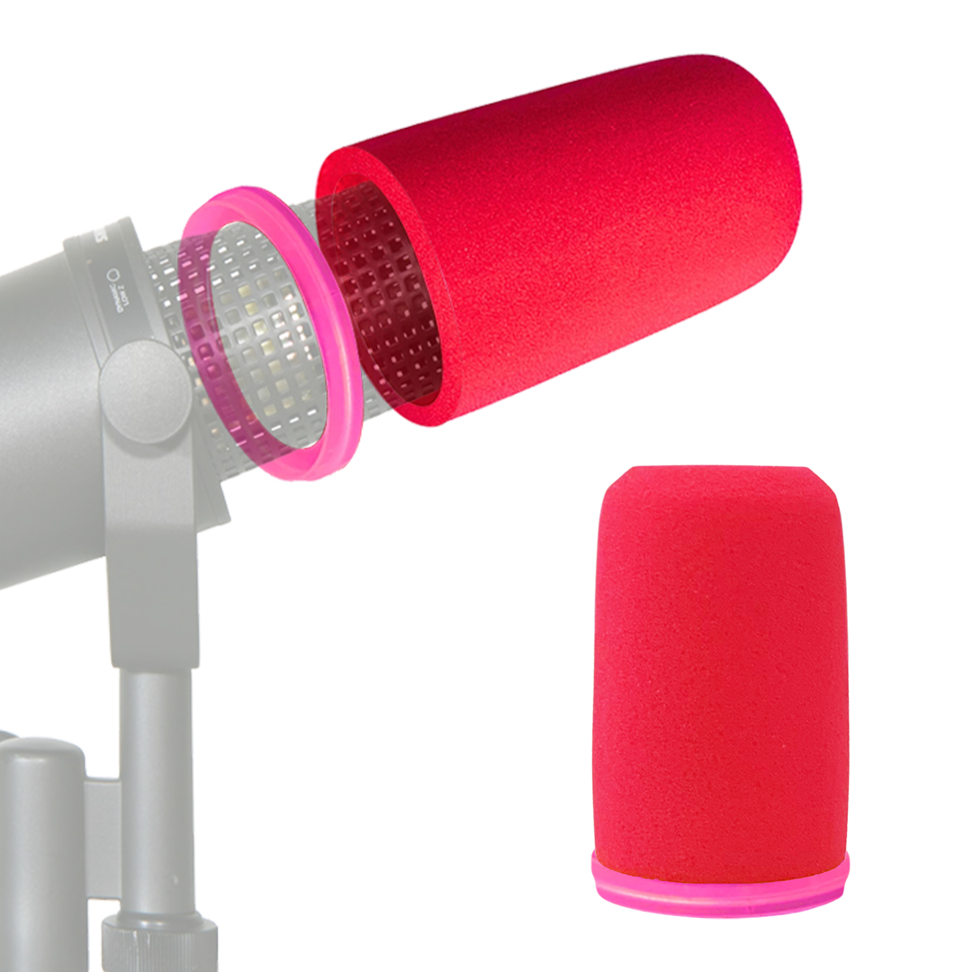 Shure Mic Sm7B - Shure SM7B マイク用ウィンドスクリーン オリジナル ブームアーム ポップフィルターカバー