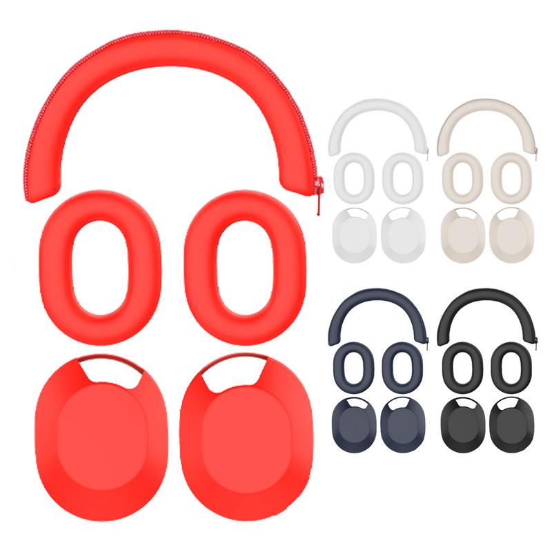 Sony Headphone Wh-1000Xm5 - Xm5ヘッドセット用シリコン保護ヘッドセット,ヘッドフォン用保護スリーブ,WH-1000XM5