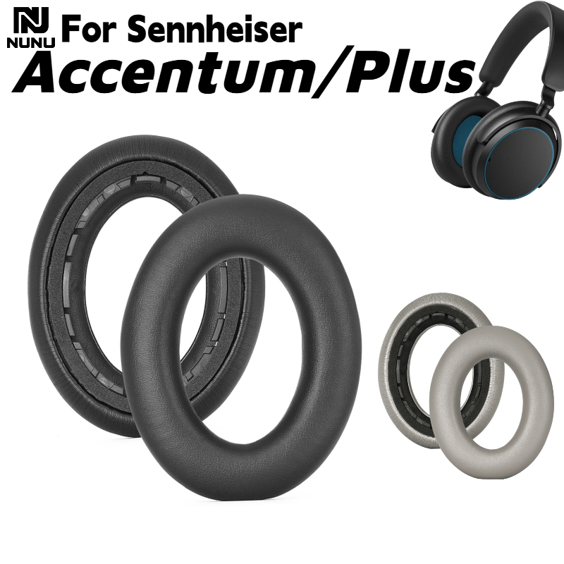 Sennheiser Headphone Momentum 4 - 交換用ピンクプロテインスキンイヤーパッド、バックル付き、ゼンハイザーアクセントゥム/アクセントゥムプラスワイヤレスヘッドフォン用イヤーマフ修理部品