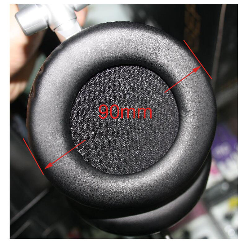 Earphone Foam Tip - 2 ピース/ペア 90 ミリメートル革イヤホンフォームイヤフォンビッグイヤフォンヘッドフォン 9 センチメートルイヤーパッドクッションスポンジカバーチップソニー