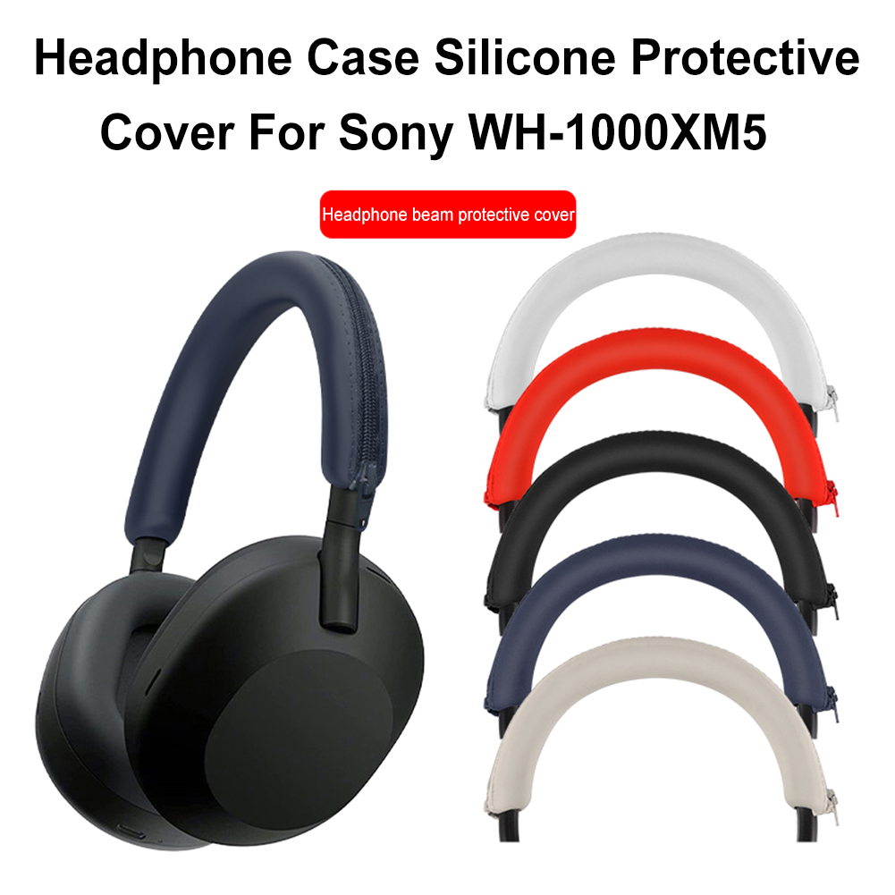 Sony Headphone Wh-1000Xm5 - Sony WH-1000XM5用シリコンヘッドフォン,保護カバー,ソフトヘッドフォン,ヘッドフォン用ヘッドビームスリーブ
