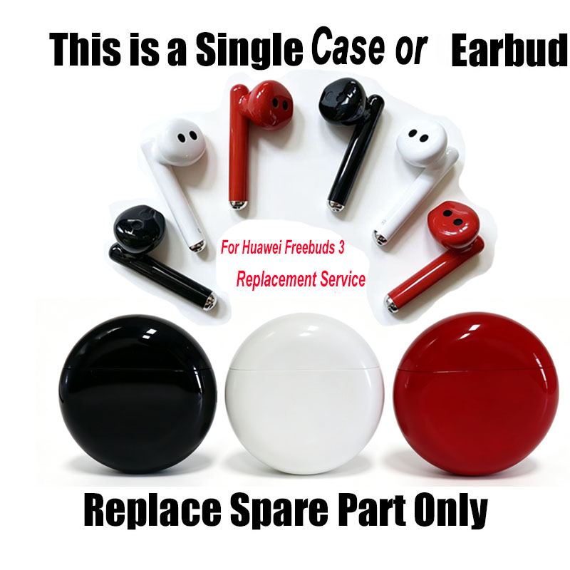 Earbuds Charging Case - Huawei freebuds 3 モデル用の単一交換部品、左イヤホンまたは右イヤホン用充電ケースドックのスペアパーツ