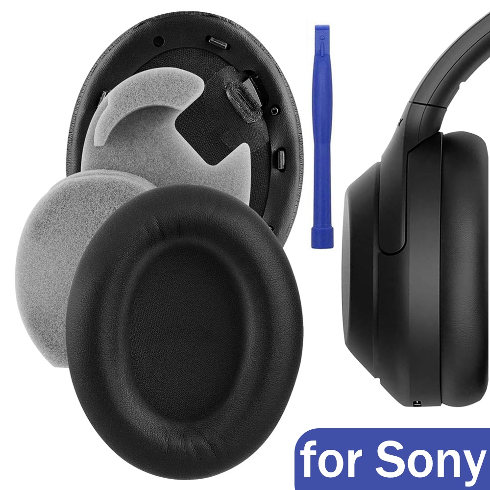 Sony Headphone Wh-1000Xm5 - ソニー WH 1000XM6/1000XM5/XM4/XM3 ヘッドセット交換用イヤーパッド レザーイヤーパッドカバー クッション