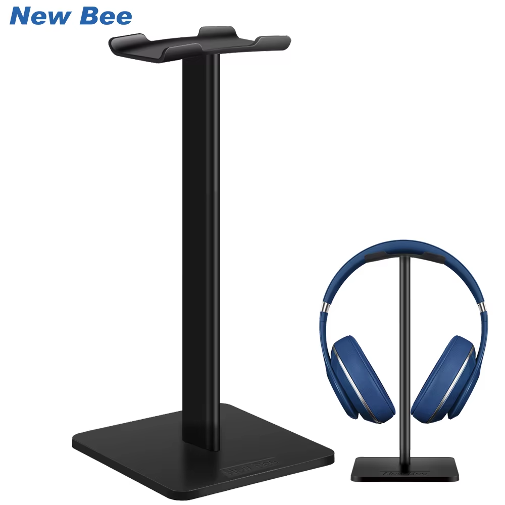 Headphone Stand Desk - 新しい Bee Z1 アルミ合金ヘッドフォンスタンドホルダー省スペースゲーミングヘッドセットスタンドラックデスクトップオーガナイザーディスプレイハンガー