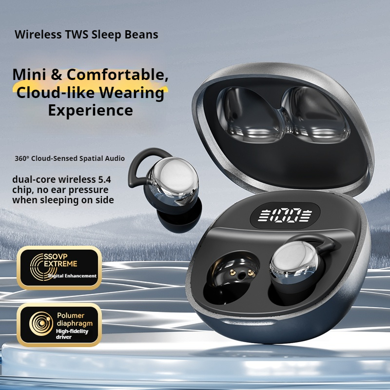 Bluetooth Headset On Ear - オリジナルソニーワイヤレス Bluetooth 5.4 イヤホンスリープワイヤレスヘッドフォンマイクタッチコントロール付き TWS インイヤーヘッドフォンヘッドセット