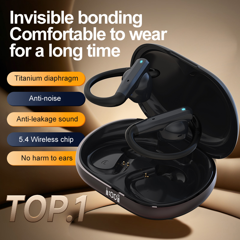 最新のヘッドホンTWSデュアルマイクENC OWSハンズフリ - Earbuds Charging Case のレビューと価格