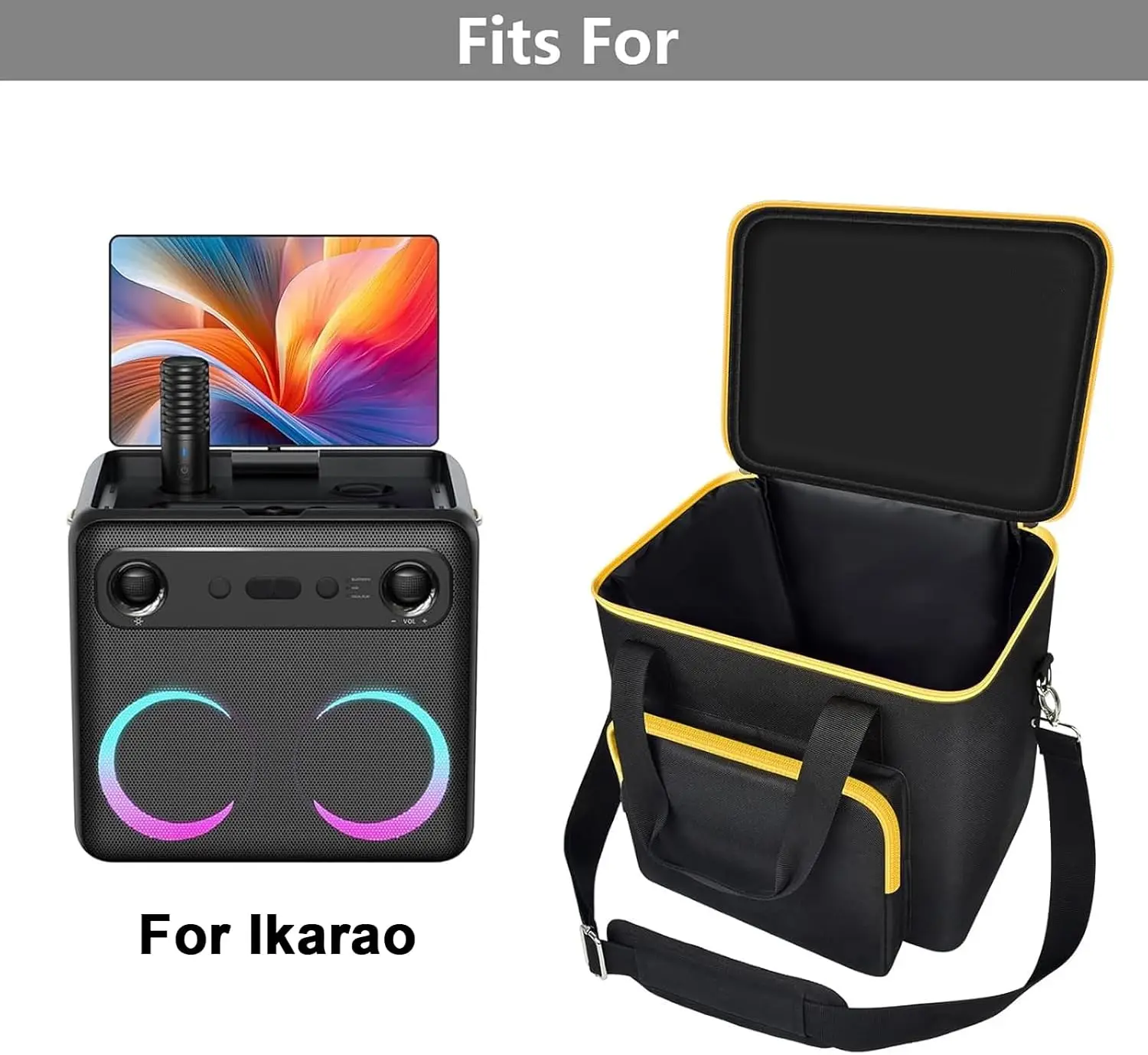 カラオケマシン収納バッグ Ikarao スマートプロフェッシ - Shure Mic Sm58 のレビューと価格