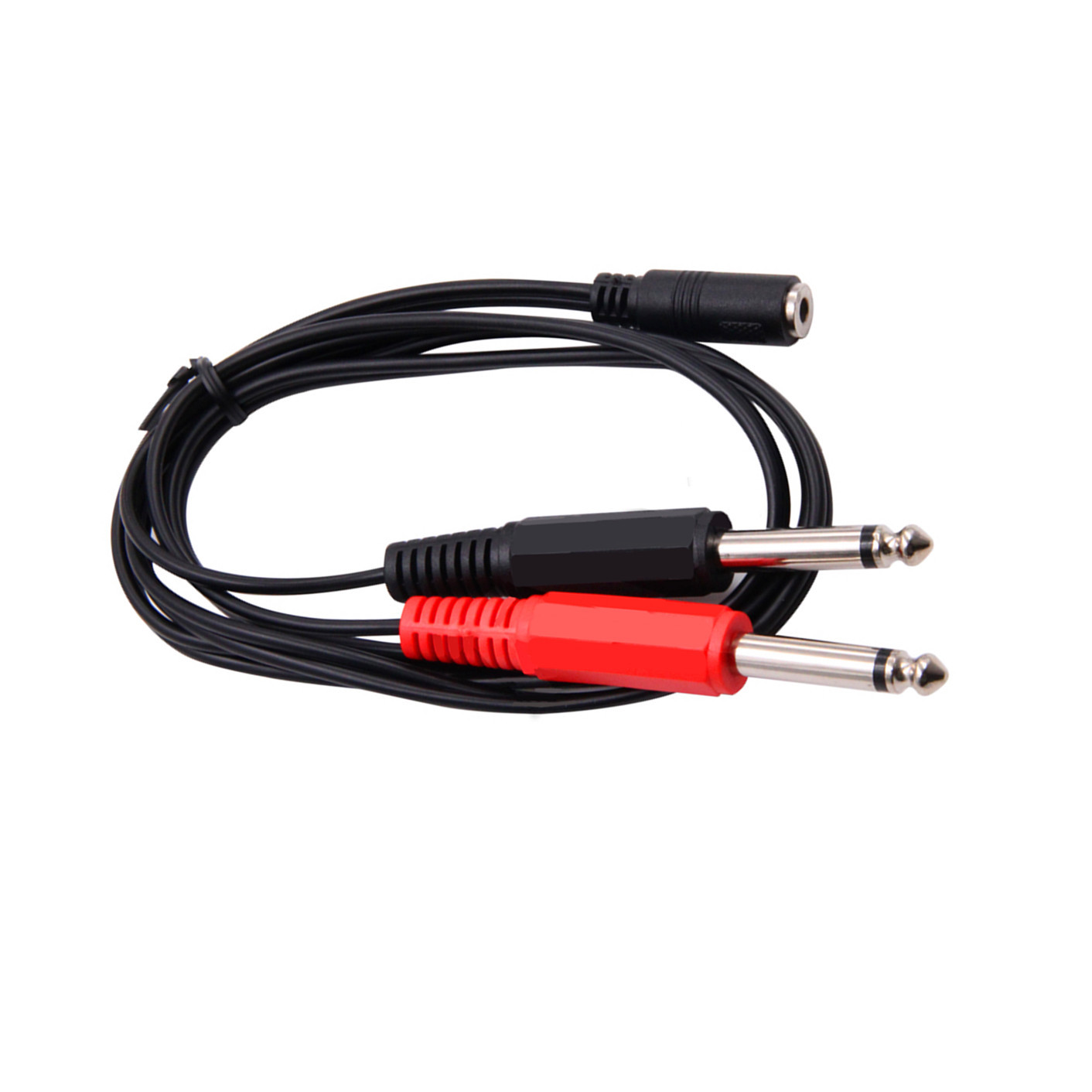 6.35mmオス-2x6.35mmメス変換アダプターケーブル - Cable Extension 3.5 のレビューと価格