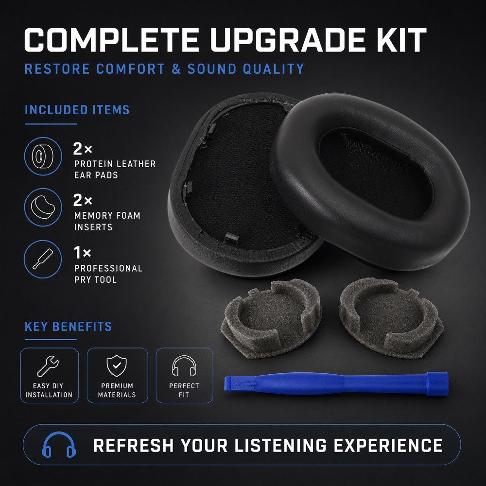 1 ペア交換用イヤーパッドクッション SONY WH-100 - Sony Headphone Wh-1000Xm5 のレビューと価格