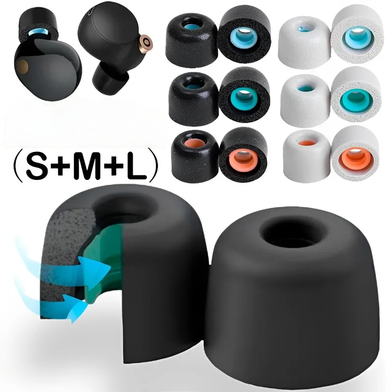 低反発イヤホンイヤーパッドケース Sony WF-1000X - Earphone Foam Tip のレビューと価格