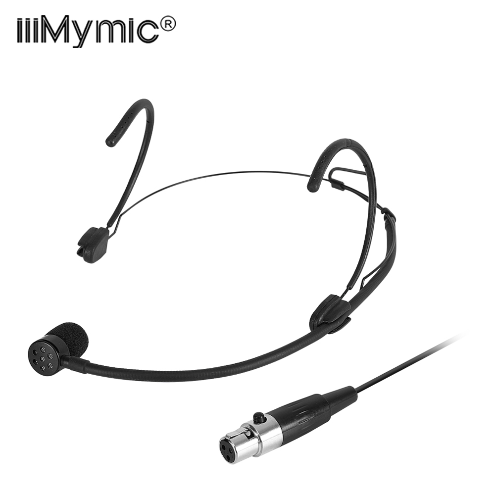Iiimymic 単一指向性ブラックヘッドセットマイク 3  - Shure Mic Sm58 のレビューと価格