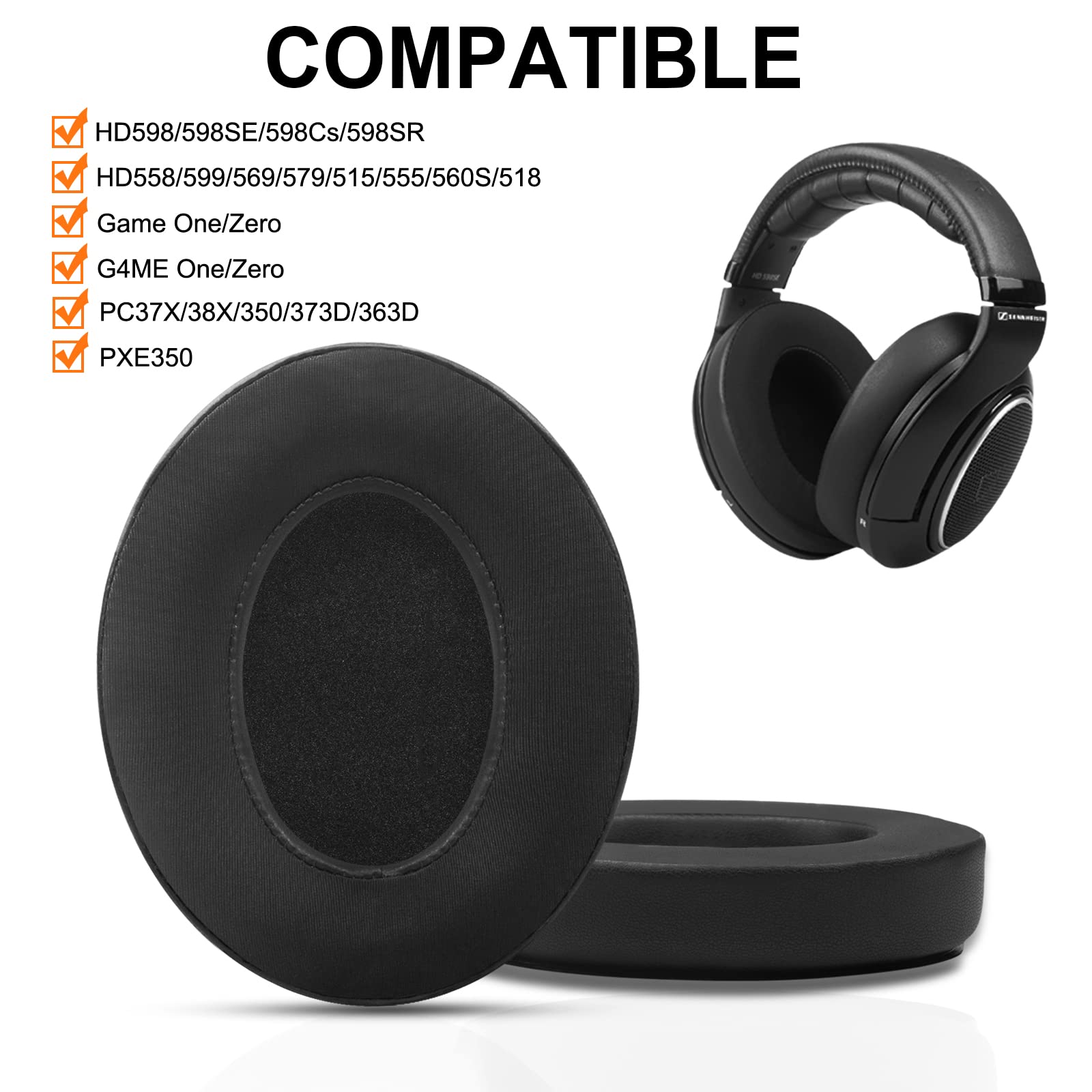 冷却ゲル交換用イヤパッド、sennheiser用クッションH - Sennheiser Headphone Momentum 4 のレビューと価格