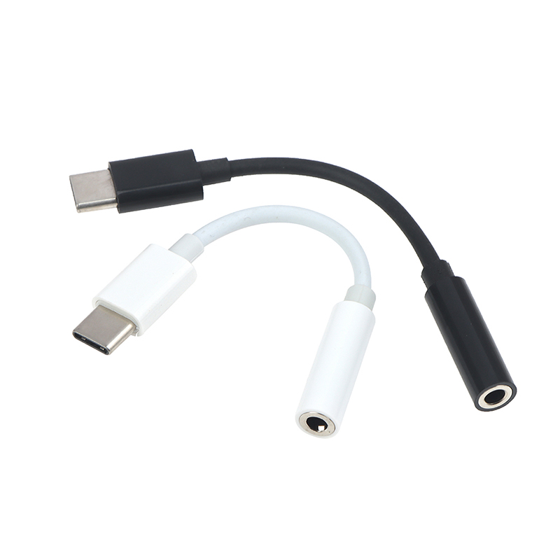 Type-C - 3.5mm AUXジャックイヤホンオーディ - Earphone Splitter Jack のレビューと価格