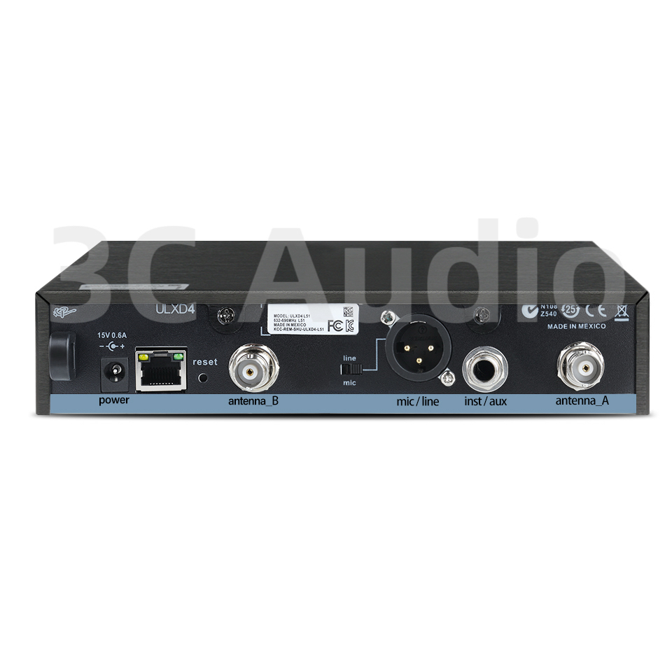ULXD4-SLXD 500/600MHz プロフェッショナ - Shure Mic Sm58 のレビューと価格