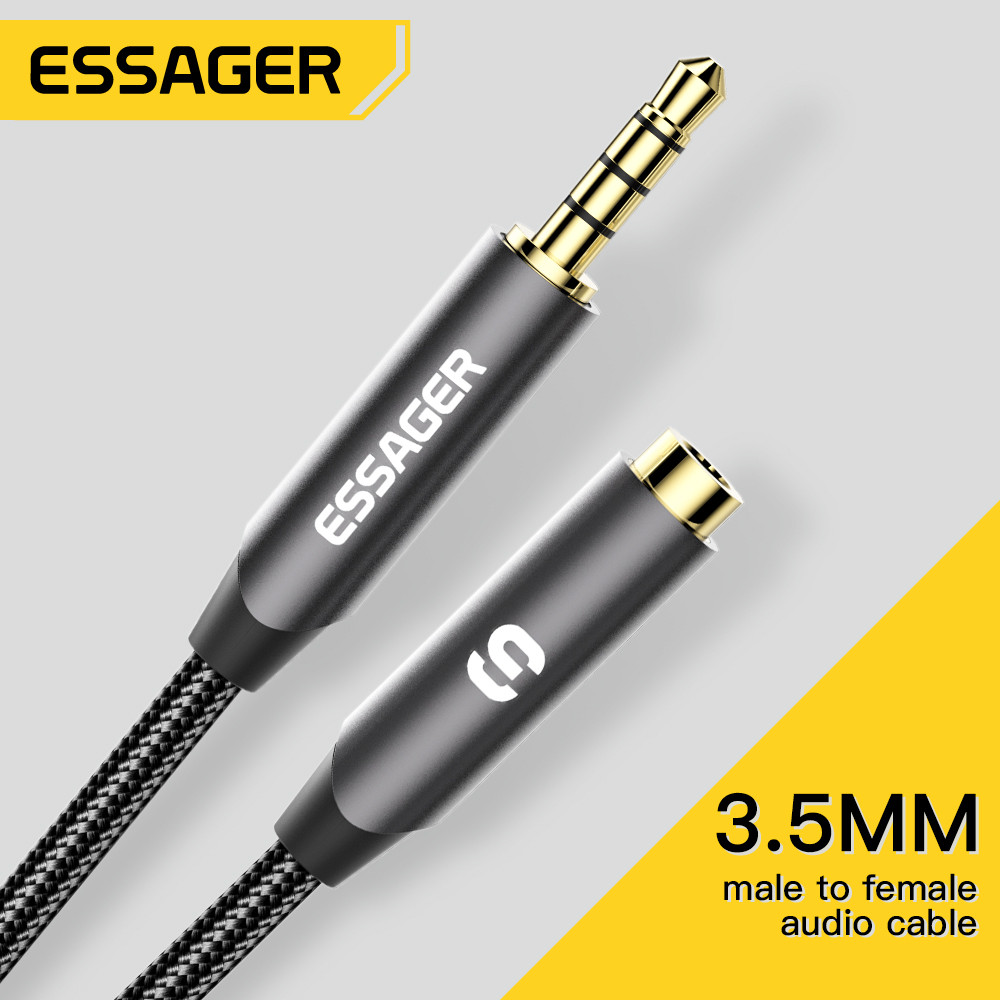 Essager-ヘッドフォンケーブルジャック,3.5mm,オ - Earphone Splitter Jack のレビューと価格