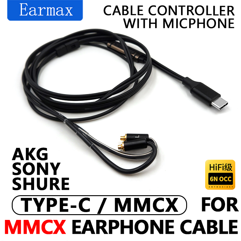 イヤホン用の単結晶銅ケーブル,ハイファイ,タイプテックUSB - Usb C Earphone のレビューと価格