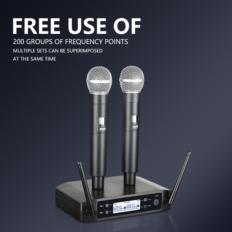 ワイヤレスマイクハンドヘルドデュアルチャンネル UHF 固定 - Shure Mic Sm7B のレビューと価格